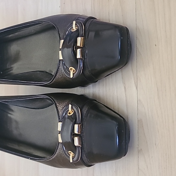 Stuart Weitzman Shoes Women Wedge Heels Buckle Brown Leather Size 9 M - Picture 4 of 10